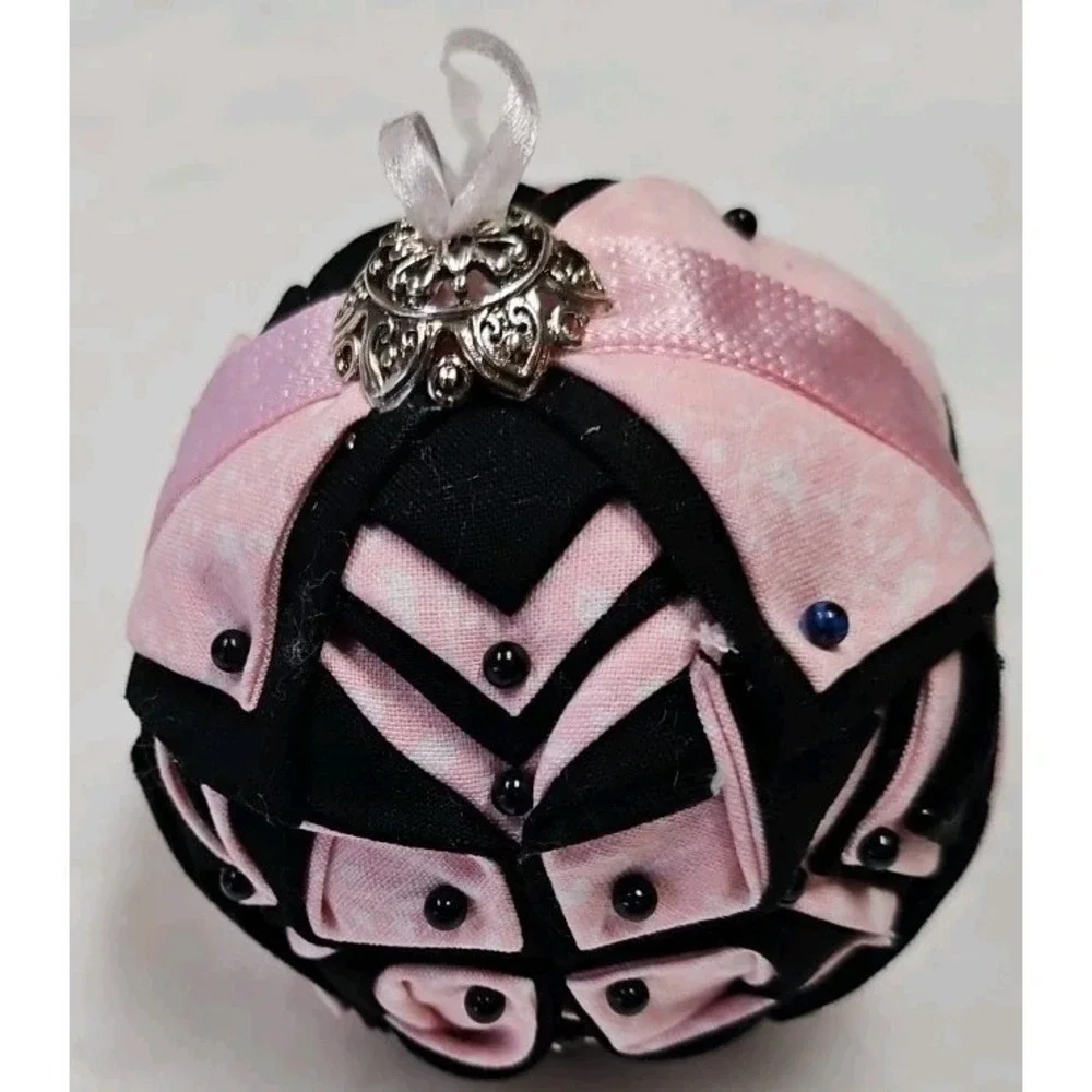 2‎ Handmade Pink Ornaments